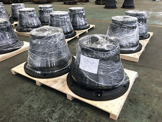 گلگیرهای لاستیکی مخروطی ISO9001 مشکی رنگ انعطاف پذیر NBR لاستیک طبیعی درجه نیروی دریایی