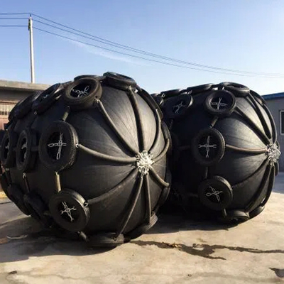 گلگیرهای لاستیکی دریایی پنوماتیک 3.3*6.5M CTN نوع بلوک هوا 50 کیلو پاسکال