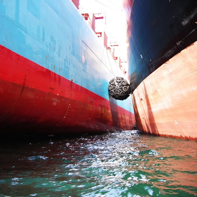 گلگیر لاستیکی پنوماتیک 1.5*3.0M ISO17357-1:2014 50kPa Marine Floating For Davit