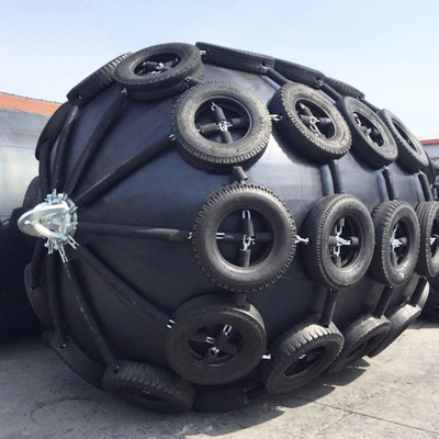 گلگیر لاستیکی پنوماتیک 1.5*3.0M ISO17357-1:2014 50kPa Marine Floating For Davit