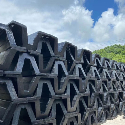 Flexible V Fender ضد آب PIANC2002 Industrial Marine با چگالی بالا NR
