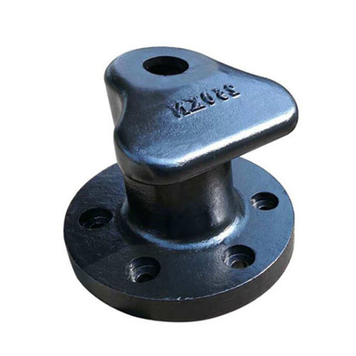 قطعات قایق قایق با سر سه راهی بادوام Bollards چدن دریایی Qt450