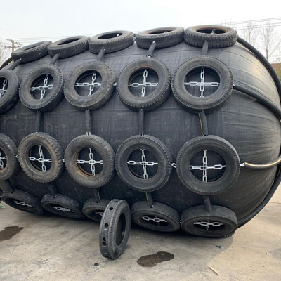 Pianc Iso17357 استاندارد پنوماتیک لاستیکی گلگیر زنجیر تایر توری ایمنی دریایی