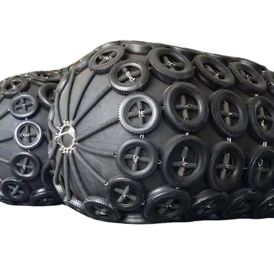 اسکله کشتی اسکله Sts Yokohama Marine Fenders با زنجیر و تایر