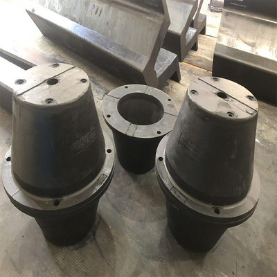 500 میلی متر ارتفاع مخروط لاستیک Fenders قایق کشتی های بزرگ کانتینر