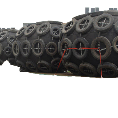 دوام بالا Yokohama Fender در سیاه برای جلوگیری از برخورد کشتی