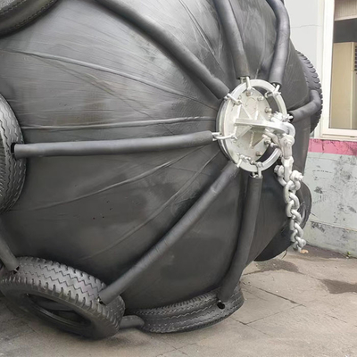 D1000 L1500 دریای پنوماتیک لاستیکی Fender Pontoon Buoy Inflatable