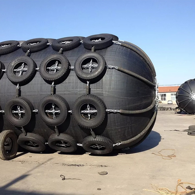 D1000 L1500 دریای پنوماتیک لاستیکی Fender Pontoon Buoy Inflatable