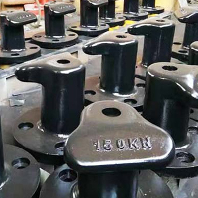بالارد لنگر انداز 150T فولاد ریخته شده لوازم جانبی لنگر انداز Wharf Pier Bollard