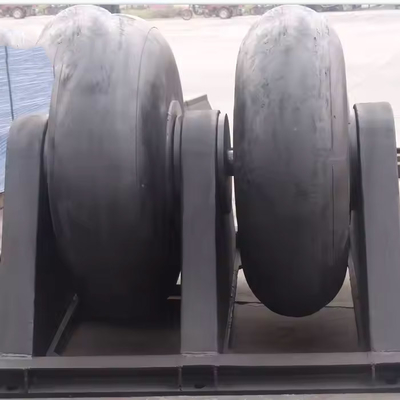 NBR Marine Dock Roller Fenders جذب شوک