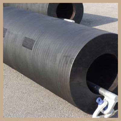 Cylindrical Rubber Fender with High Energy Absorption Low Reaction Force and Long Service Life for Marine Docking