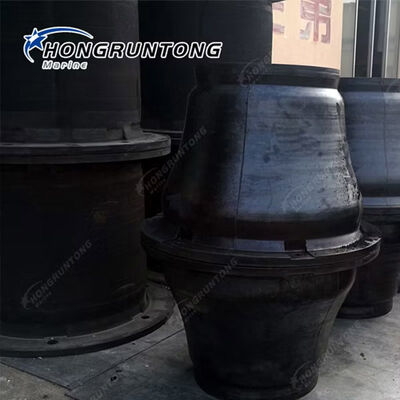فندرهای لاستیکی مخروطی با فشار سطح پایین ضد پیری UV و نصب آسان برای اسکله های دریایی